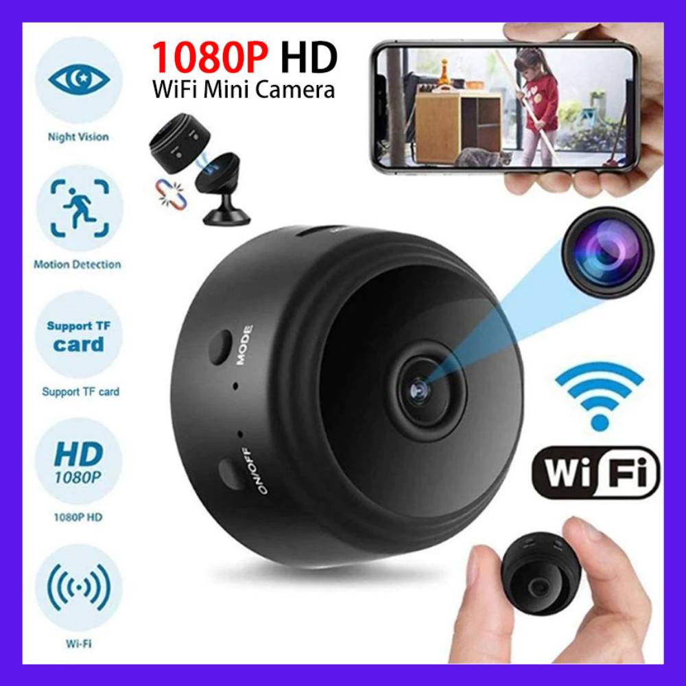 CCTV Wifi Mini Tersembunyi Tanpa Kabel Outdoor bisa diakses Jarak Jauh Lewat HP Taffware Mini WiFi I