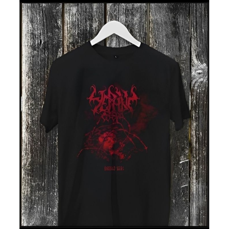 kaos metal band sablon DTF