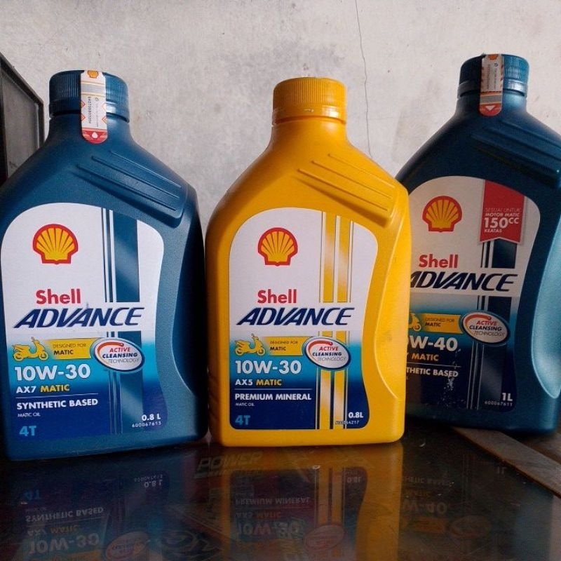 OLI SHELL ADVANCE MATIC 0,8 LITER 1 LITER