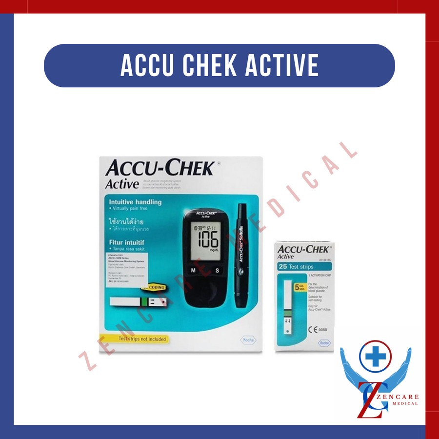 Alat Accu Check Active ( Alat Ukur Gula Darah )