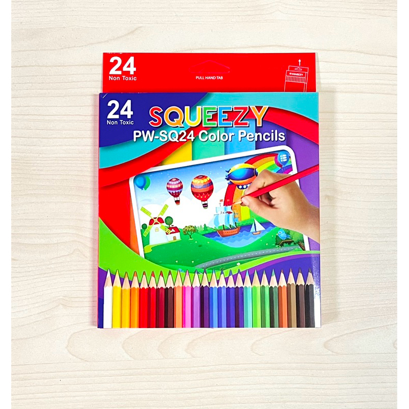 

Pensil Warna Panjang 24 Warna SQUEEZY