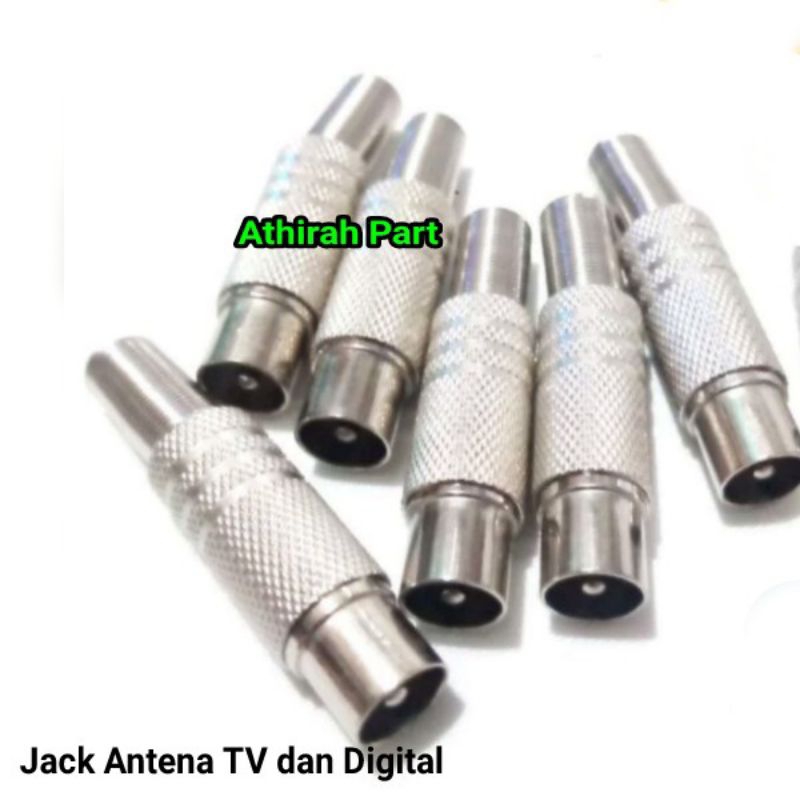 Jack Male ( jantan ) Antena TV dan Digital
