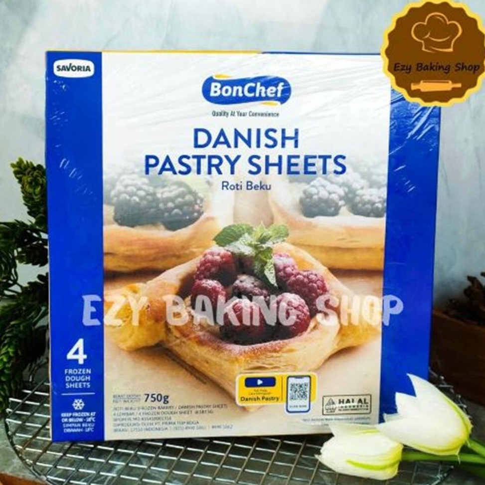

GROSIR MURAH Boncheff Danish Pastry Sheet 75gr Cromboloni