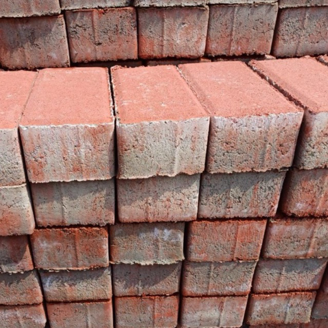 Paving Block - Paving Bata Warna Merah Tebal 6 cm