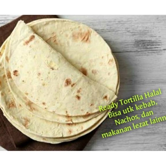 TEBUS MURAH Tortilla 2cm isi 1 lembar tortila kulit kebab bungkus kebab bahan kebab halal daging keb