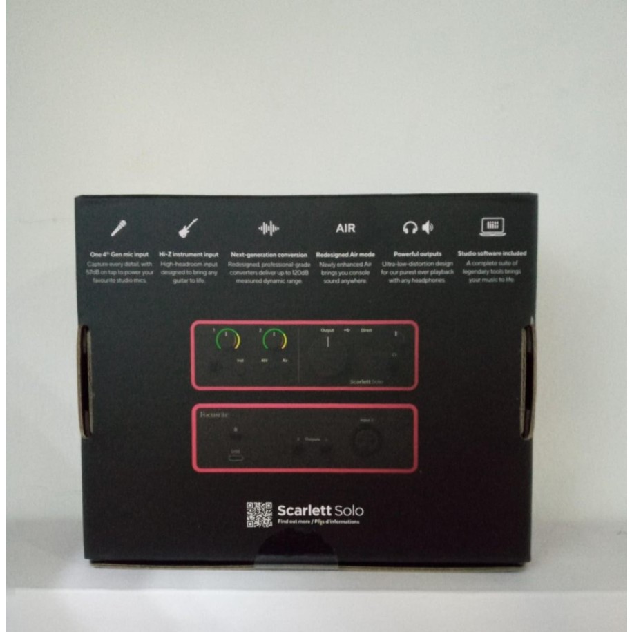 Focusrite Scarlett SOLO 4rd Gen – USB Audio Interface