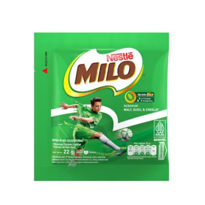 

Milo Sachet Active-Go 22gram ( 10 sachet )