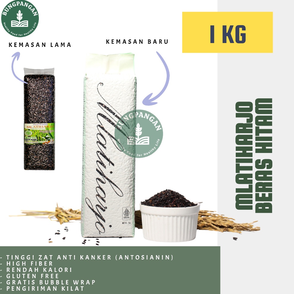 

Splash Beras Hitam Mlatiharjo Cocok untuk Diet ataupun Diabet Black RIce Forbidden RIce