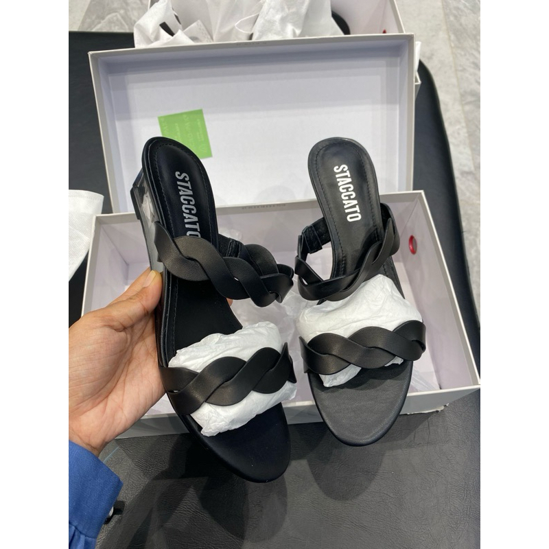 staccato heels kaca black 37