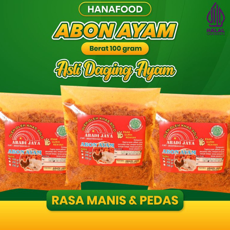 

HEMAT PROMO ABON AYAM ORIGINAL SPICY ABON AYAM RASA ORIGINAL DAN RASA PEDAS A11