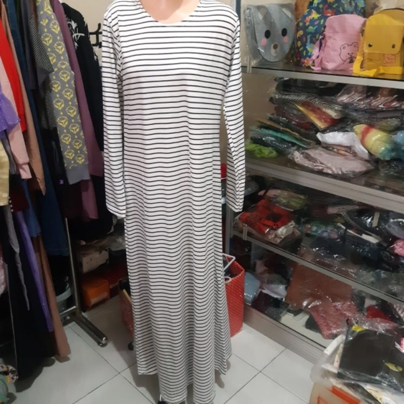 gamis bahan kaos