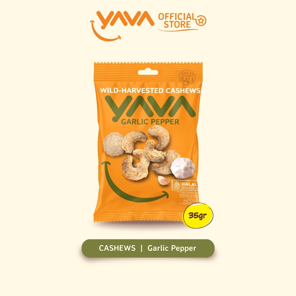 

YAVA Cashew Garlic Pepper 35g