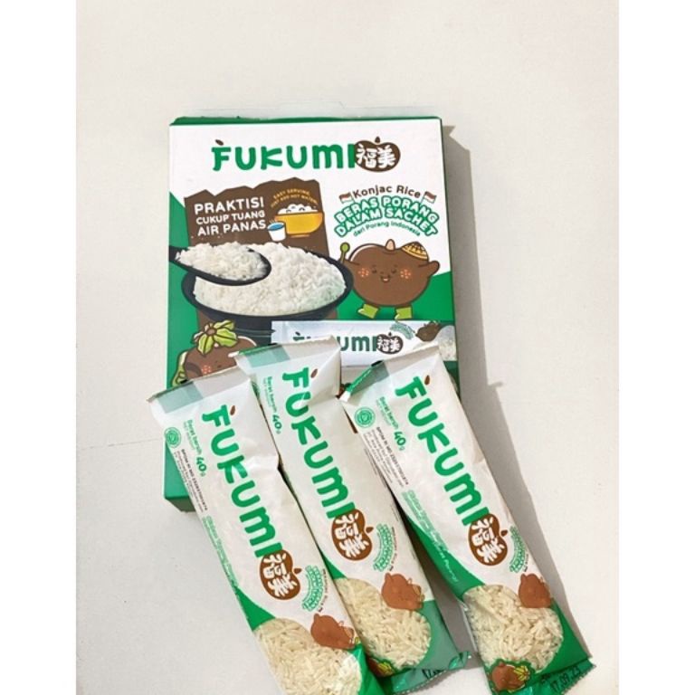 

FLASH SALE Fukumi Beras Porang Konjac Rice 1 Box Isi 7 Sachet 28gr