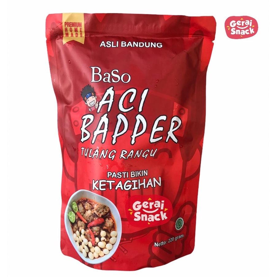 

Ready Stok Baso Aci Bapper Tulang Rangu Porsi Jumbo Khas Bandung 2 g