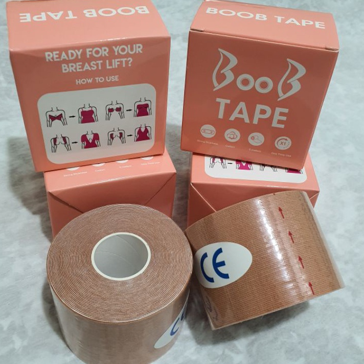 Paling Murah JdF Shop  Bra Tape  Body Tape  Boob Tape Cotton Katun Elastis Kain Berperekat Plester