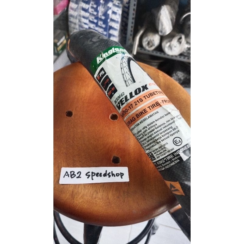 BAN KINGLAND VELOX 50/90-17 DRAG TIRE BAN DRAG KINGLAND VELLOX 5090-17