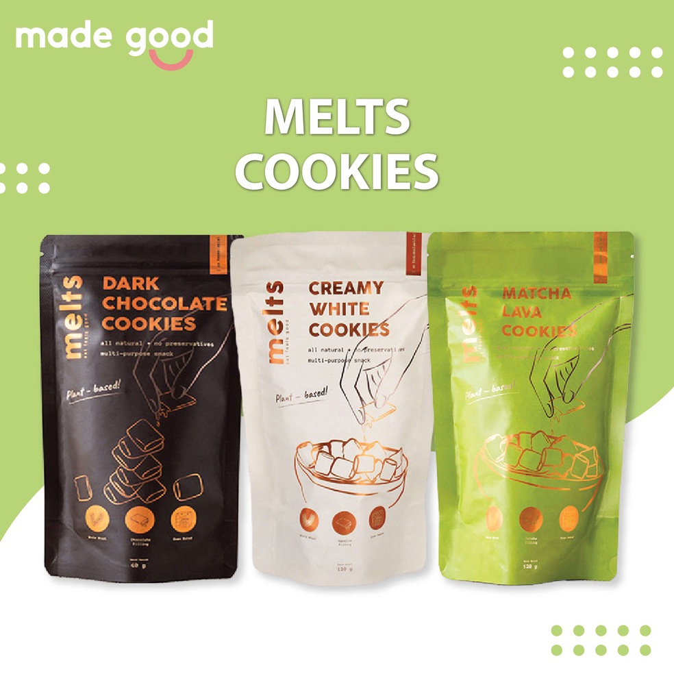 

Melts Dark Chocolate Cookies Snack Sereal Sehat Diet Coklat 12g4g Dark Choco 12g
