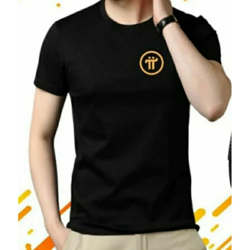 kaos pi network logo simple / kaos pi network sablon poly flex