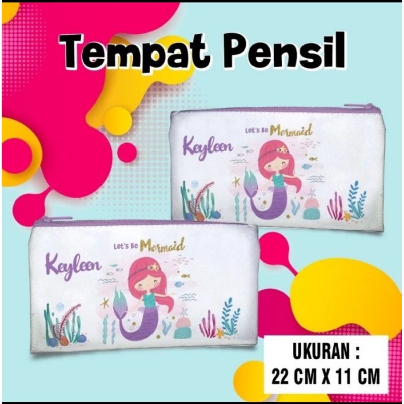 

TEMPAT PENCIL CUSTOM/POUCH CUSTOM/SUVENIR Ulang tahun, prewedding, Khitanan, nikahan, sunatan,/ Tempat pencil custom tulisan gambar/Tempat alat tulis custom foto serta nama