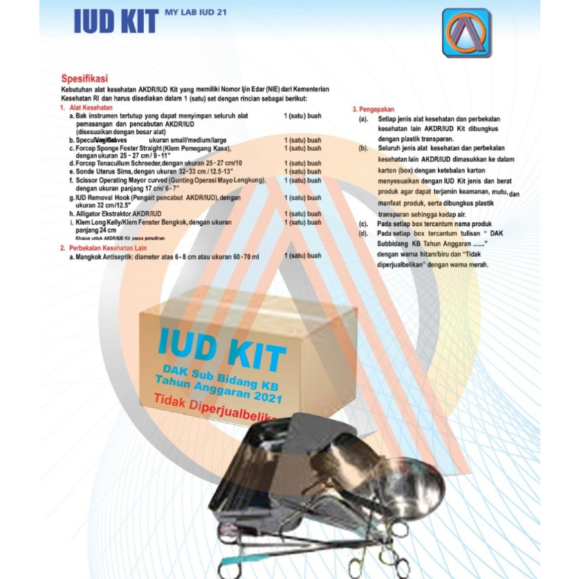 IUD KIT DAK BKKBN 2023 ASAKA MEDIKA