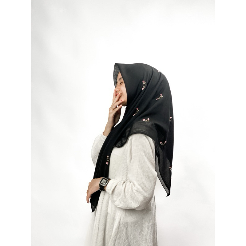 Paris jadul sulam kode 116 / Hijab sulam Paris