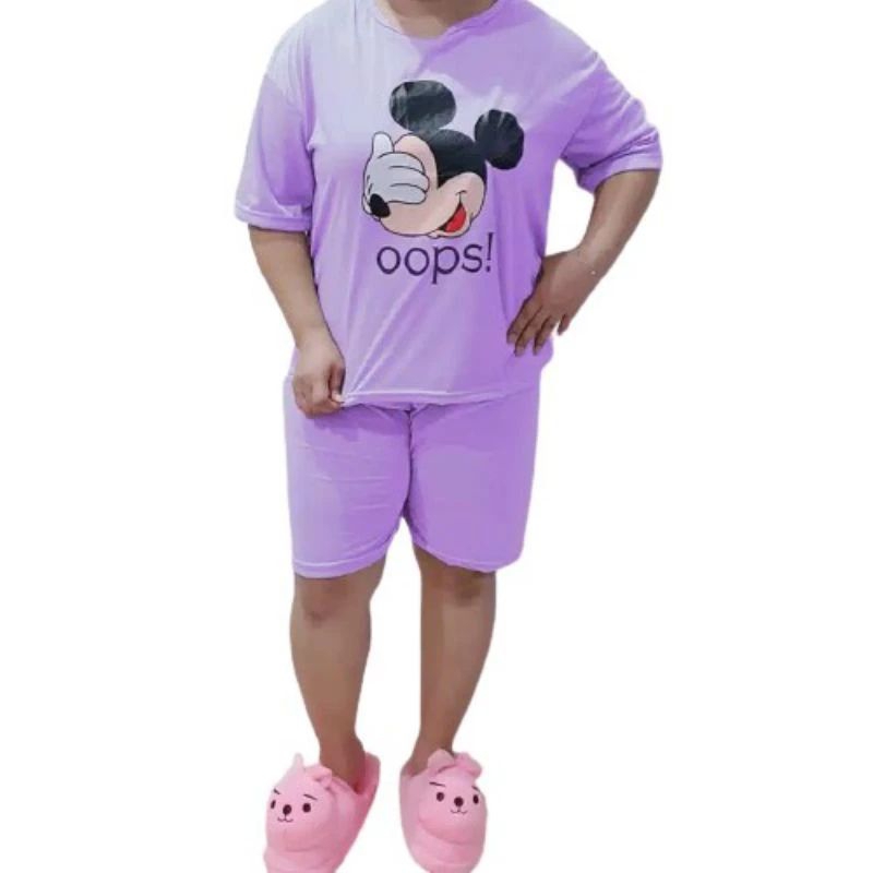 Sale Setelan kaos dan celana  Jumbo / Piyama wanita / Baju Rumah / pakaian santai