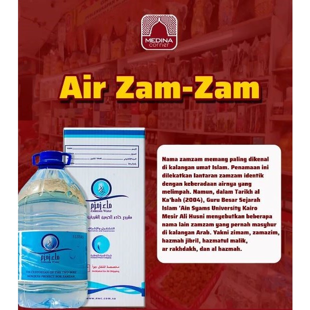 

Air zamzam 5 liter