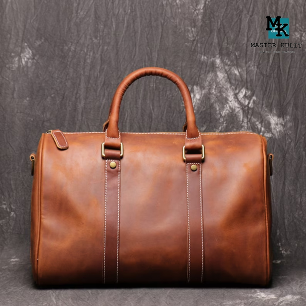 Tas Kulit Holdar Travel bag Lather Cabin Bag Weekender MK.66