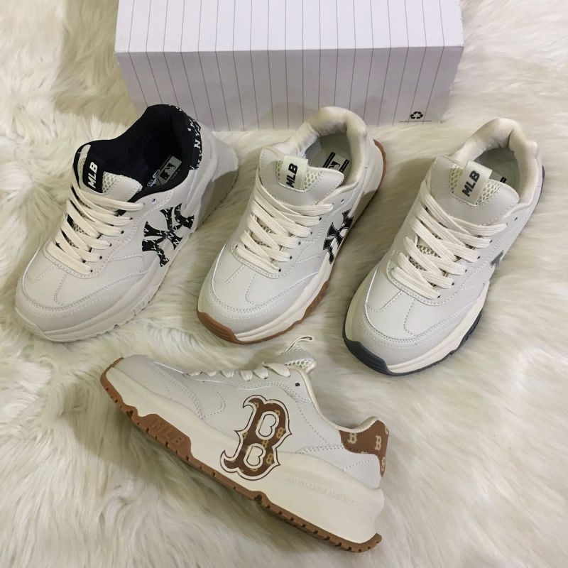 MLB Chunky Runner Classic Monogram Boston Sneakers + Box