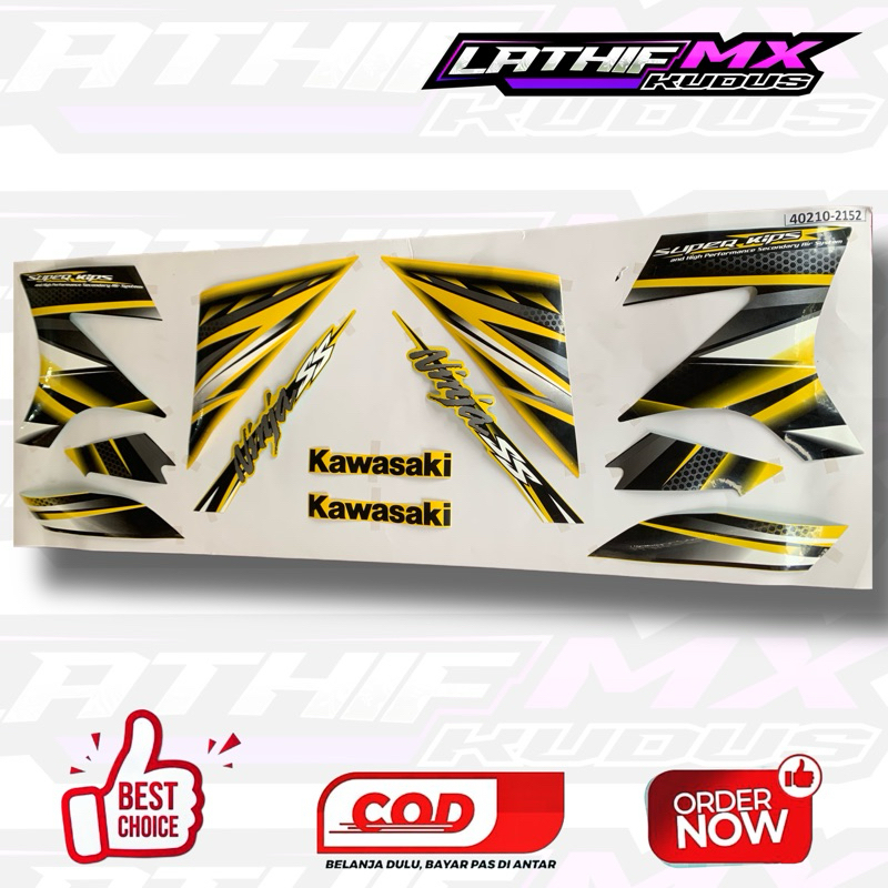 STRIPING NINJA SS KUNING 2013-2013