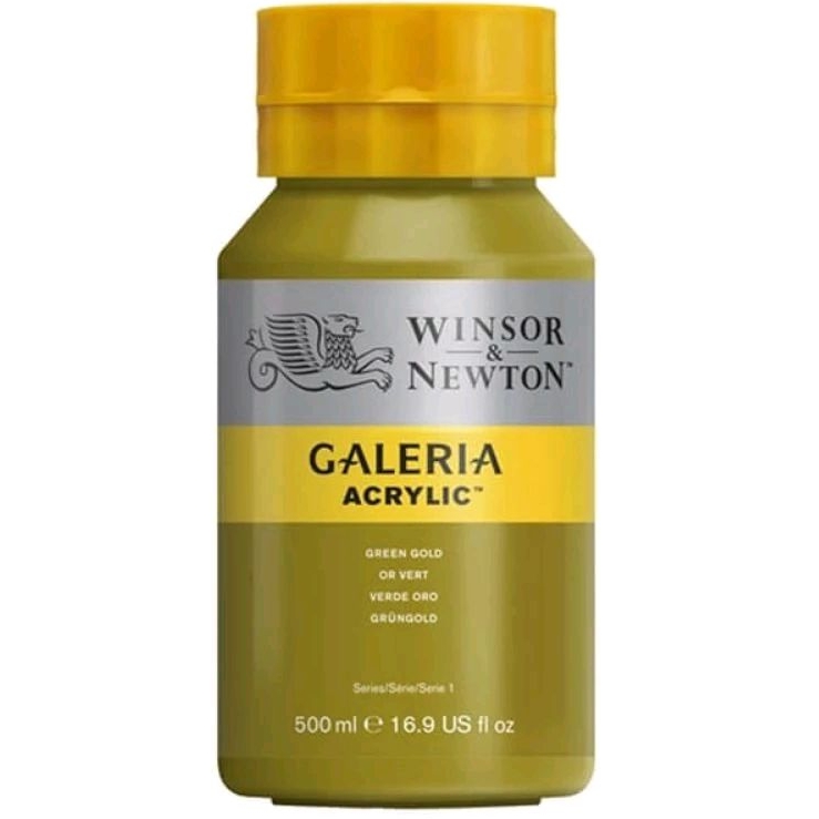 

Galeria Acrylic Colour 500 ml Green Gold Winsor & Newton