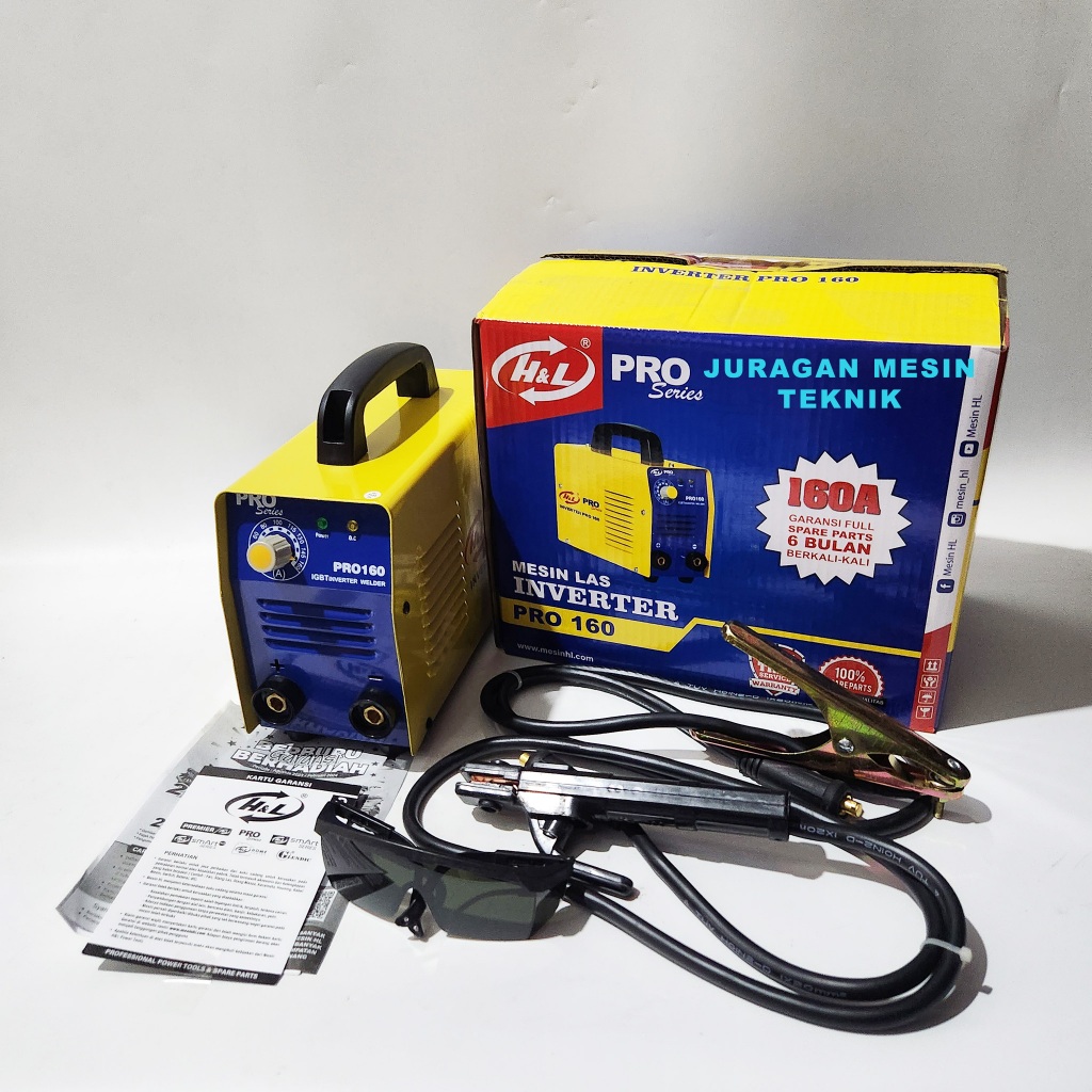 Mesin Las Listrik H&L Pro 160 Ampere