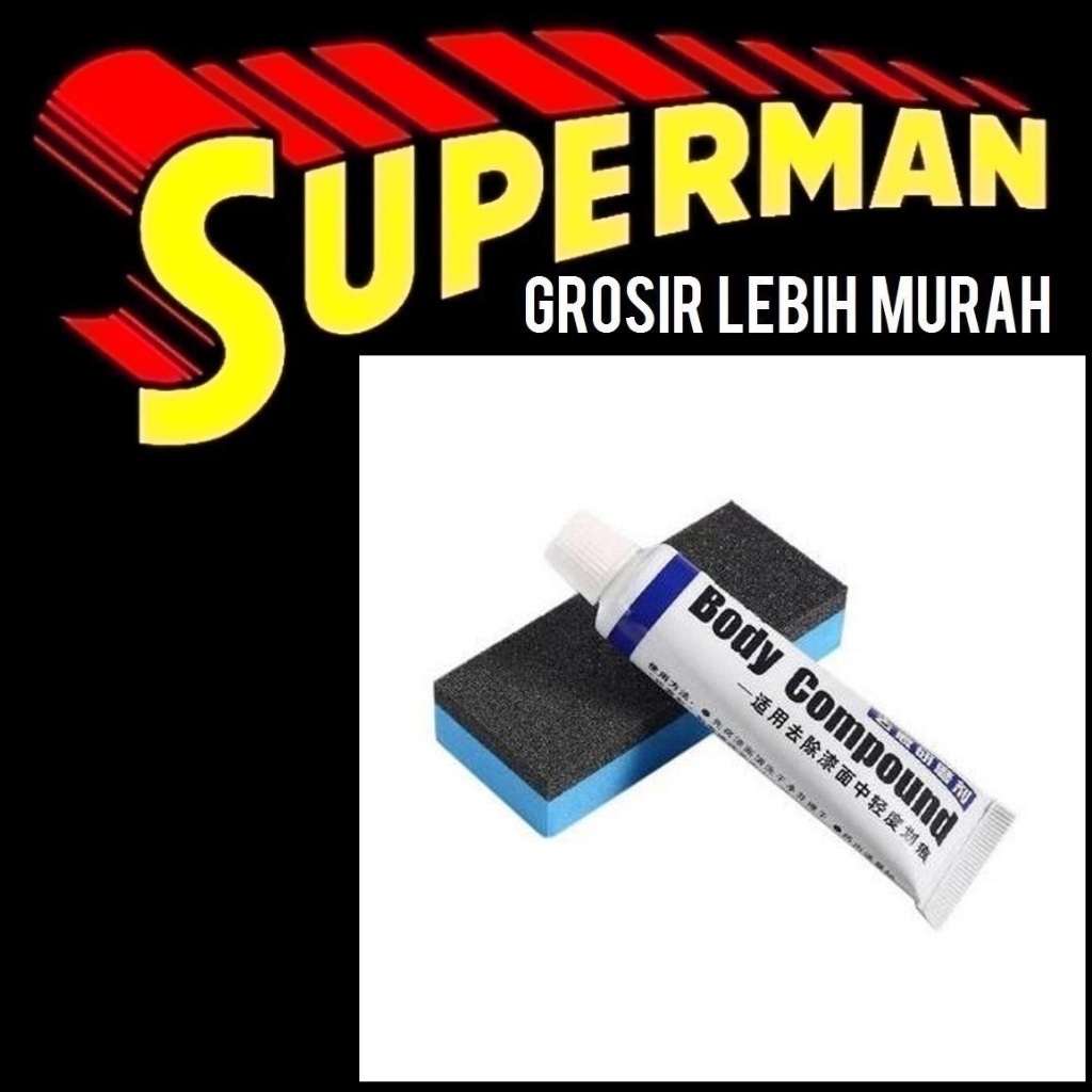 COMPOUND TUBE ODOL kompon penghilang baret dan lecet bekas goresan mobil motor superman jogja supermanjogja