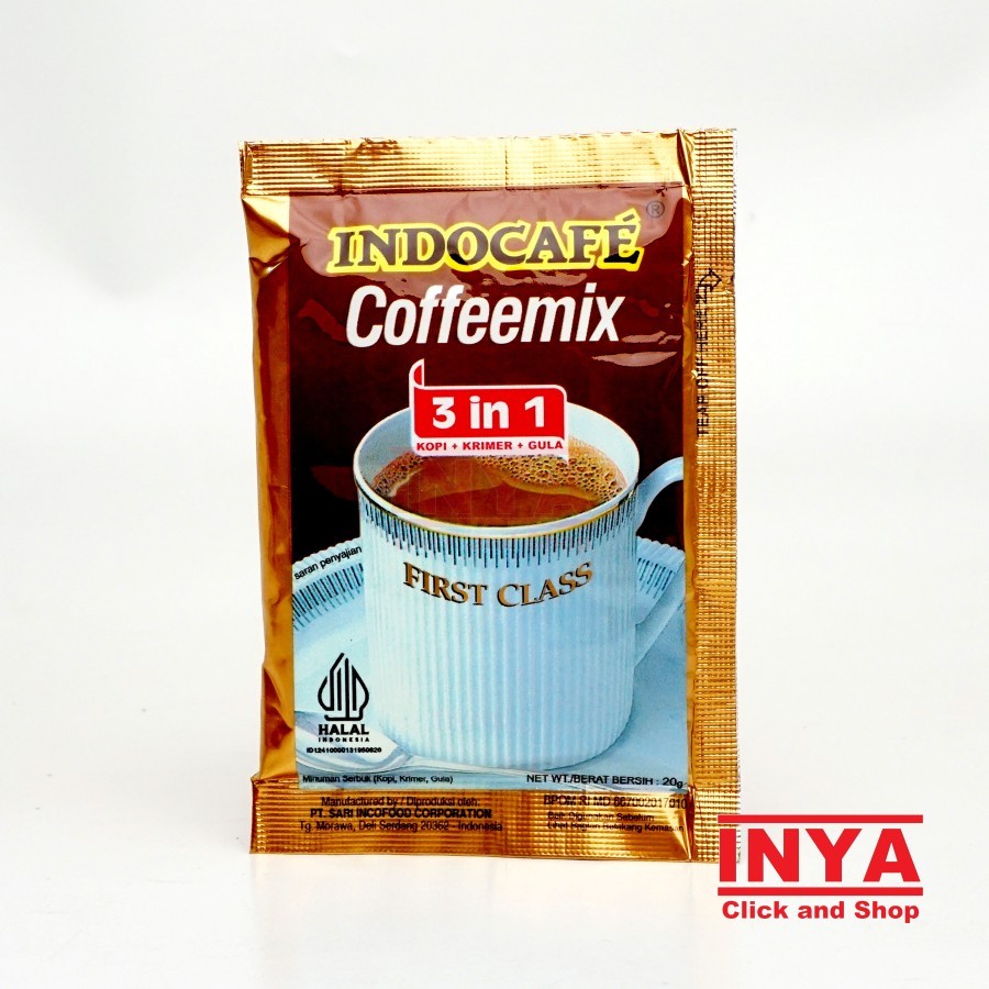 

Indocafe Coffeemix 3in1 First Class 20gr Sachet - Kopi Instan