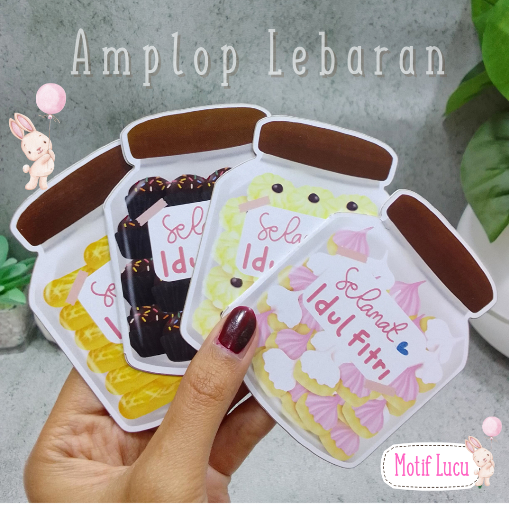 

[READY STOCK] Amplop Lebaran 3D Toples Viral Amplop THR isi 8 pcs Evermine