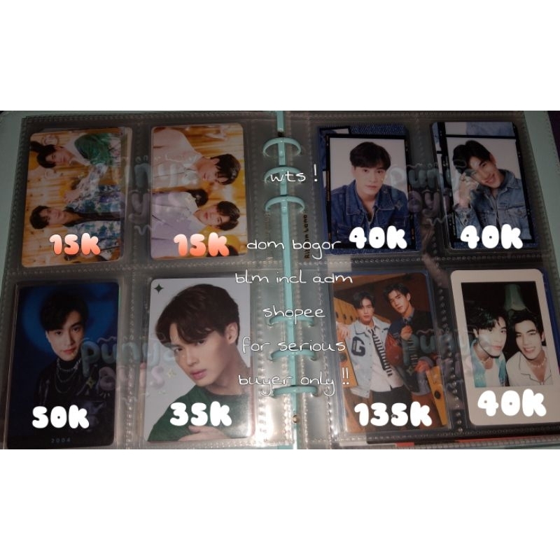 wts | want to sale pc photocard win metawin super color series gmmtv