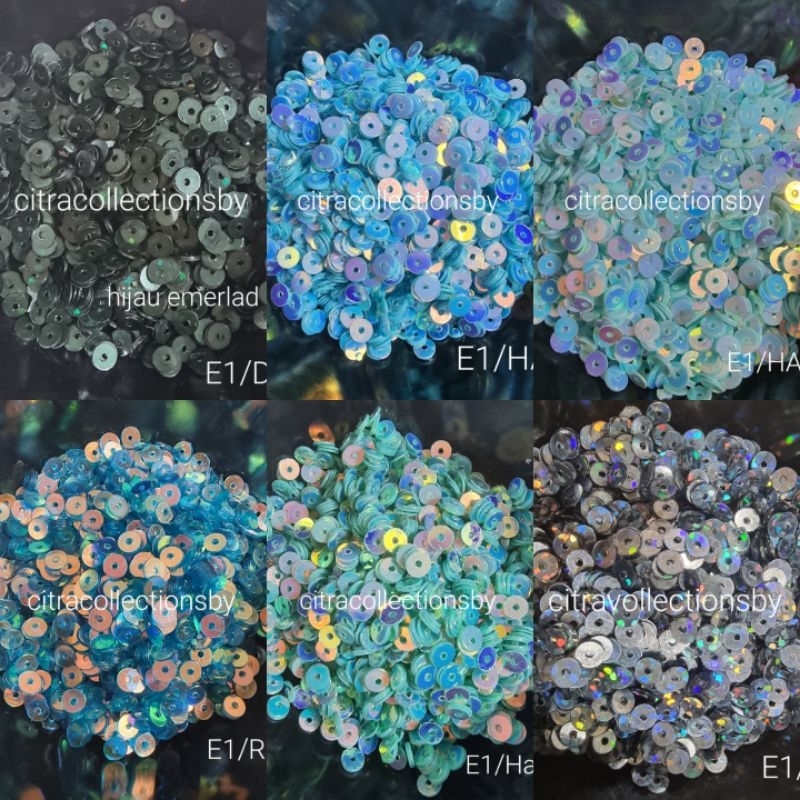 payet jepang piringan 4mm sequin
