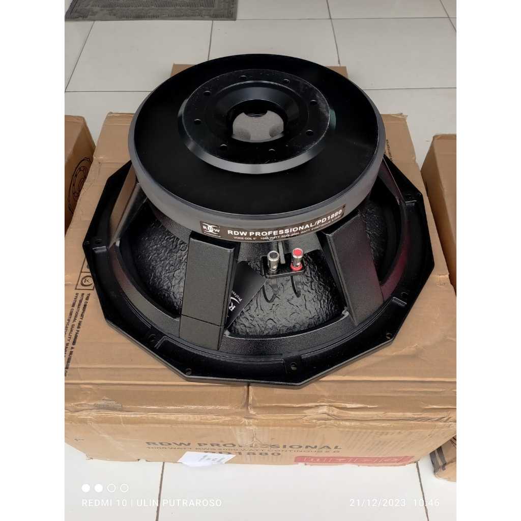 SPEAKER RDW PD 1880 100% original