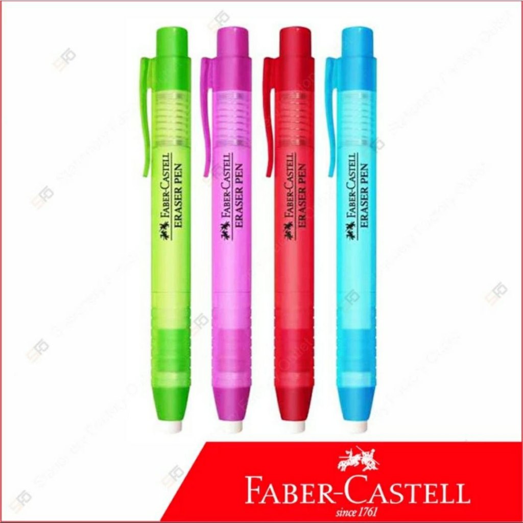 

Eraser Pen Faber Castell- Merah