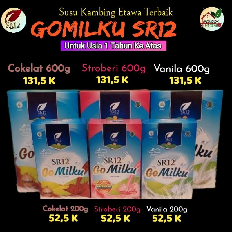 

Gomilku Susu Kambing Etawa SR12