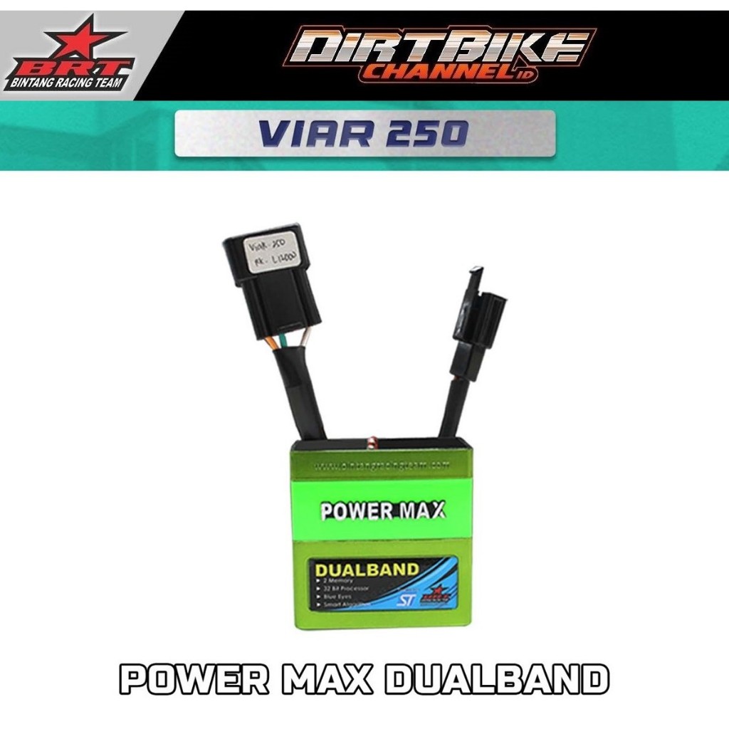 CDI BRT POWERMAX DUALBAND VIAR CROSS X 250 HIJAU LIMITED EDITION