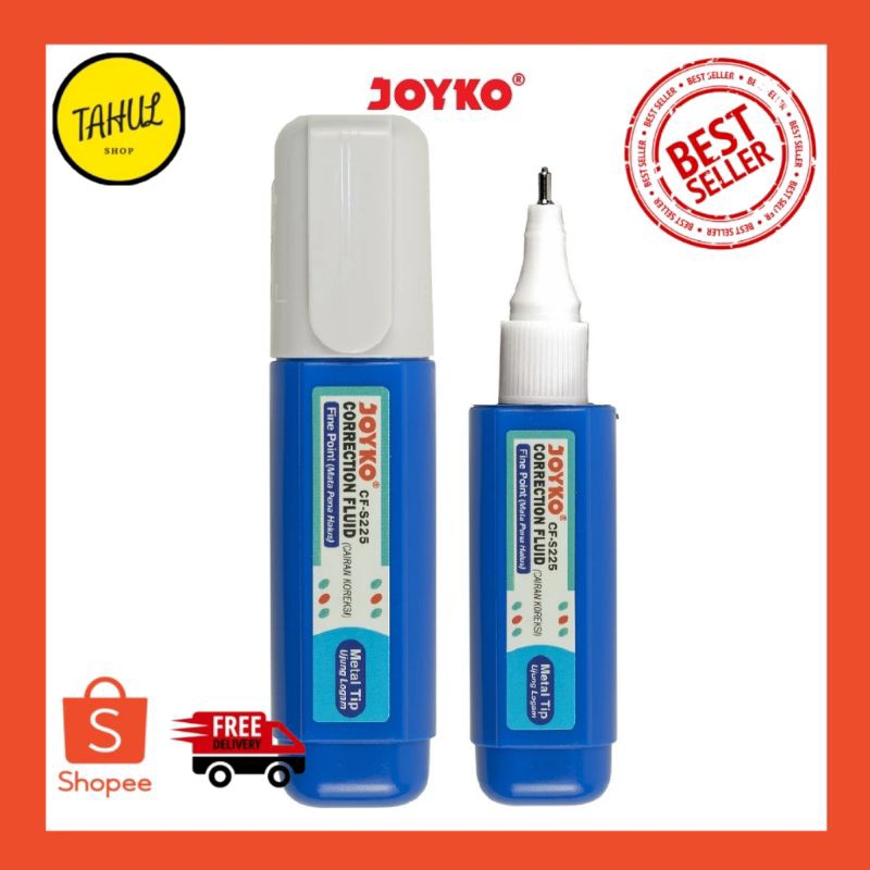 

Correction Fluid Joyko CF-S225 Cairan Koreksi Penghapus Cair Joyko CF-S225 / Tipe-X joyko / Correction fluid / Penghapus pena