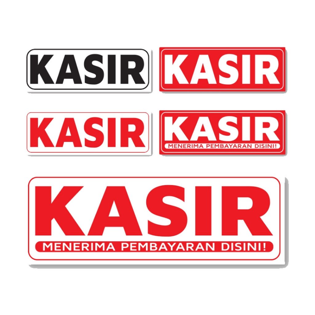 

STIKER LABEL KASIR, STIKER PEMBAYARAN, BAYAR DISINI