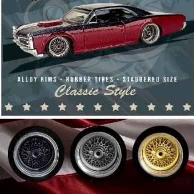 Ban Karet Diecast ban karet Hotwheesl 23DW Muscle Series Sacramento