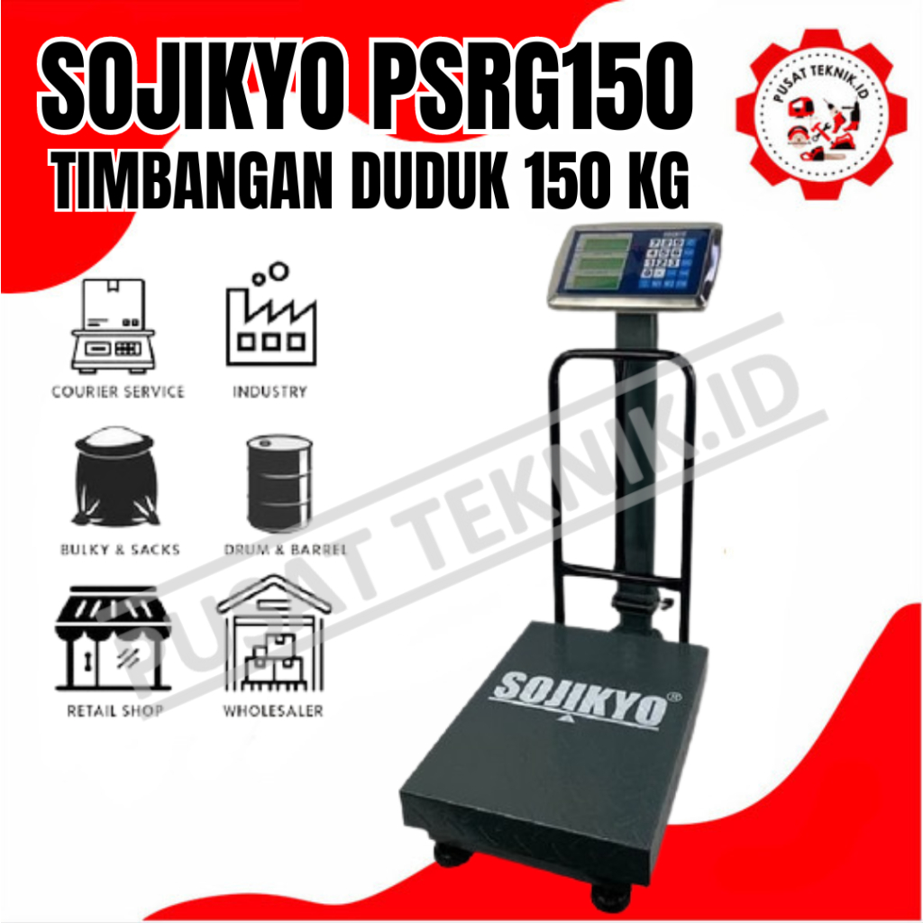 Timbangan Digital Sojikyo 150kg/SOJIKYO PSRG 150 Kg/Timbangan duduk