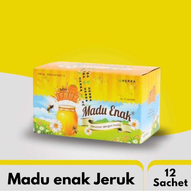 

Madu Enak Rasa Jeruk 1 box isi 12 sacet