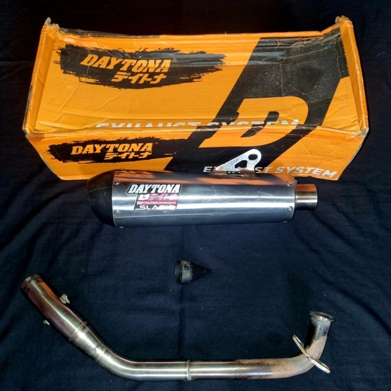 Knalpot Daytona Gp Taper Slash Aerox 155
