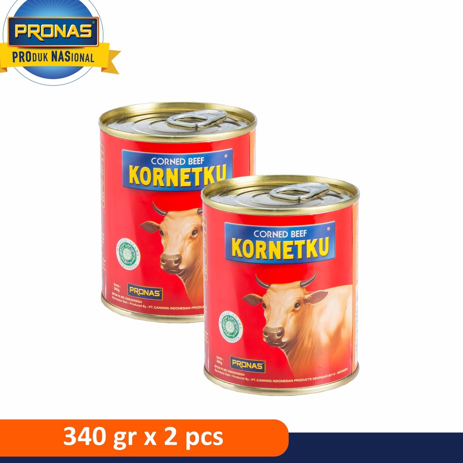 

Penjualan TerbaikCOD Pronas Kornetku Kornet Sapi 34 g bundling 2 pcs