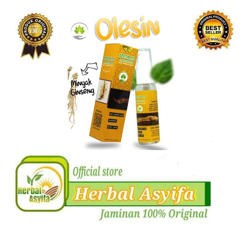 Olesin id asli original minyak ginseng obat benjolan ampuh bpom