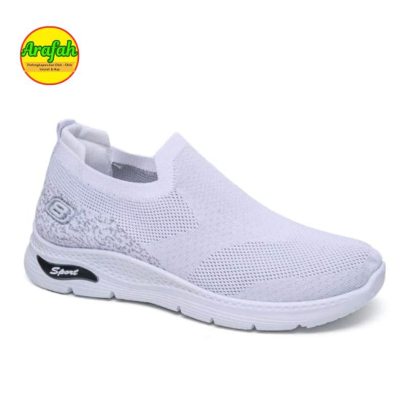 SEPATU SNEAKERS PRIA TANPA TALI SEPATU LARI IMPORT BRANDED ANTI SLIP